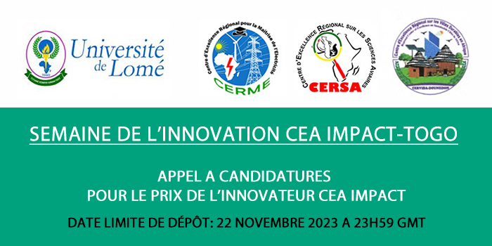 SEMAINE DE L'INNOVATION CEA IMPACT-TOGO